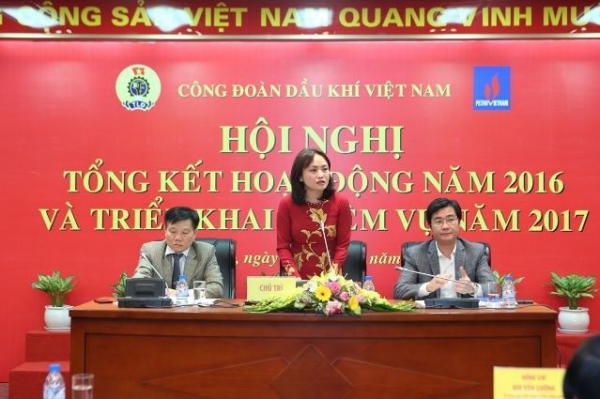 Công đoàn Dầu khí Việt Nam 2017: Tập trung cho chủ đề &quot;Vì lợi ích của đoàn viên&quot;