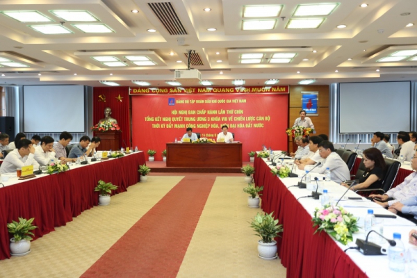 Hội nghị BCH Đảng bộ Tập đoàn Dầu khí Quốc gia Việt Nam lần thứ 9